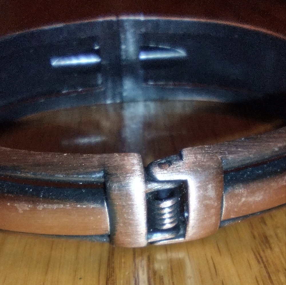 Heavy Solid Copper Cuff Bracelet - image 4